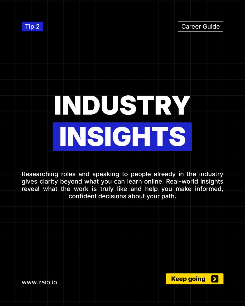 zaiotech's tweet image. Decide with Confidence 💡

Choosing a tech career doesn’t have to be confusing.

Explore, connect, and take steps toward a path that fits your skills &amp;amp; passions. 🚀

#TechCareer #CareerTips #FutureInTech #LearnTech #ZaioLearning #DigitalSkills #CareerGrowth