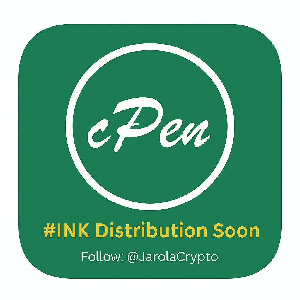 JarolaCrypto's tweet image. 🚀 #cPen_Network – Important Update! 🔵

• 🔥 #INK Distribution is happening very soon!
• 📣 #cPenNetwork has officially shared its buy-back plan
• 💳 Make sure to save your BSC wallet address for the #INK token

🔸 ✅ A new update of the #cPen mobile app is now live
🔸 📊 The…