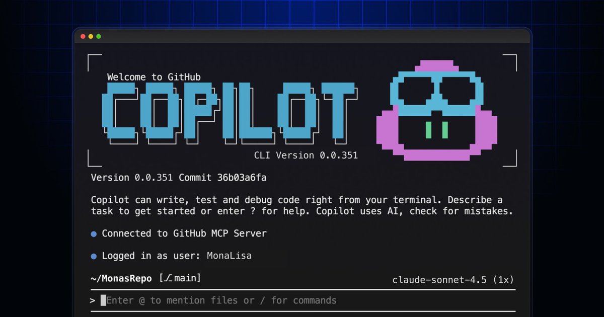 elhackernet's tweet image. GitHub Copilot CLI:: Nuevos modelos, búsqueda de código mejorada y mejor compatibilidad con imágenes
github.blog/changelog/2025…