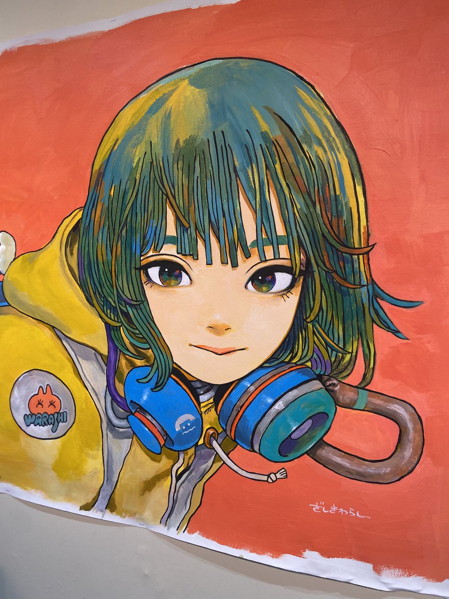 先日は推しのイラストレーターさん ざしきわらしさん @WarashiZ の展示