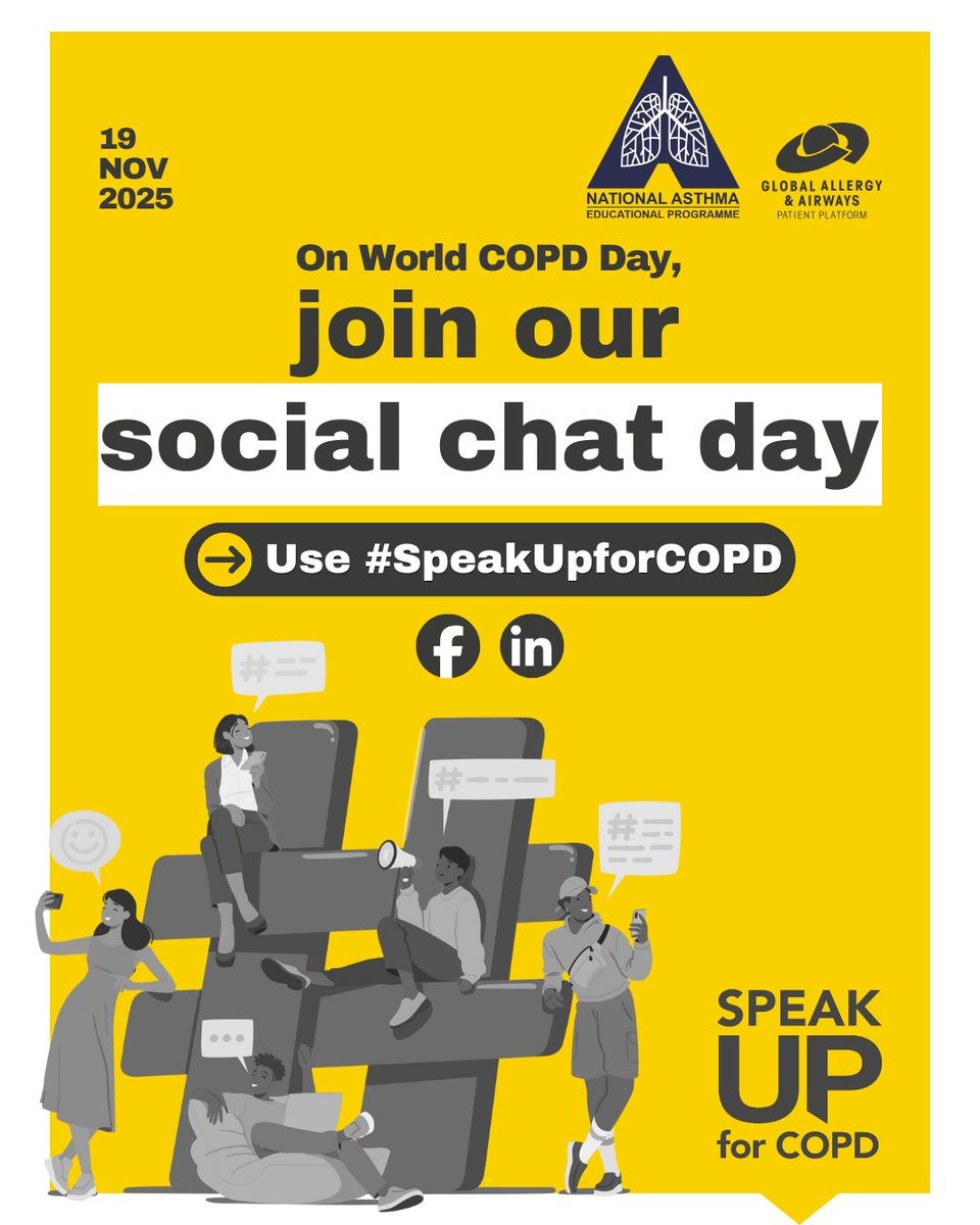 🌍 On #WorldCOPDDay, we unite to demand change.
COPD is the 3rd leading cause of death worldwide, impacting 391 million people—yet political action and funding still lag far behind other chronic diseases.