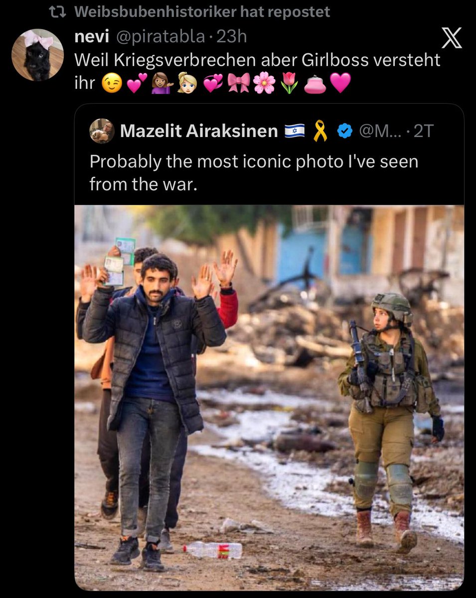 Hasbara-Slop trifft auf ressentimentgeladene Verlierer