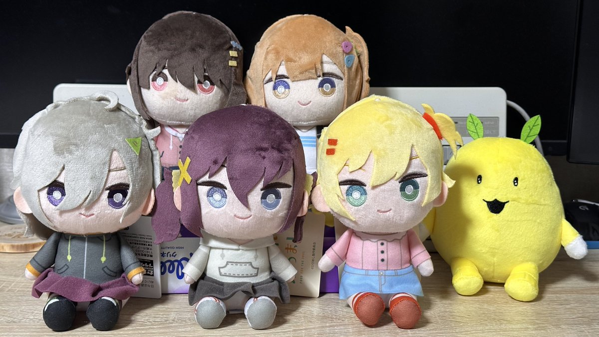 ひびめしぬい、オンクレで取ったくれあが届いてやっと全員揃いました