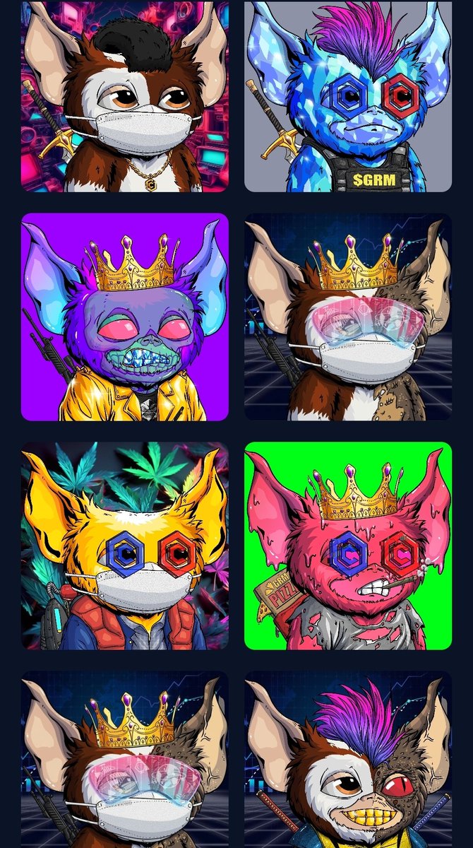 Starting my army of gremlins for a good time. Buy 5 or more and get a head start in Gremlins own token.discord.gg/Zzypvu6DNz #feedbeforemidnight