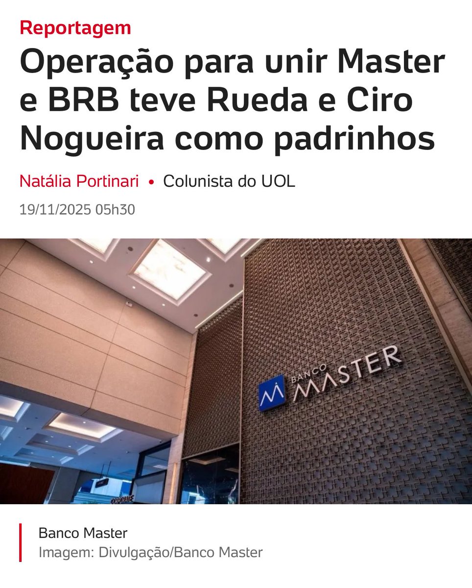 Todo escândalo grande no Brasil atual tem as digitais de Ciro Nogueira, desse tal de Rueda &amp; Cia.
E eles continuam leves e soltos.
É de doer!