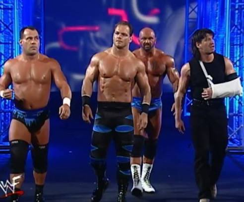 ATLTheory's tweet image. Currently watching Raw and Smackdown from 2000 and I like this group
