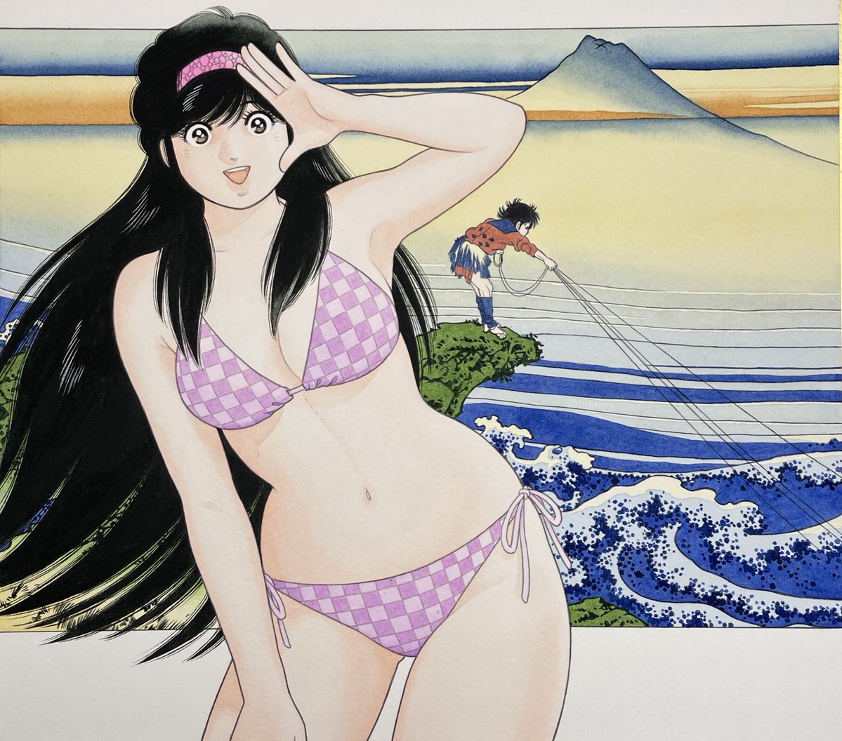 miura_mitsuru's tweet image. 2026年卓上カレンダー
 『エル♡北斎』 販売中🎃❣️

#マンガハンズ 

mangahandsclub.stores.jp/items/69184eb1… @infomangahands #storesjp