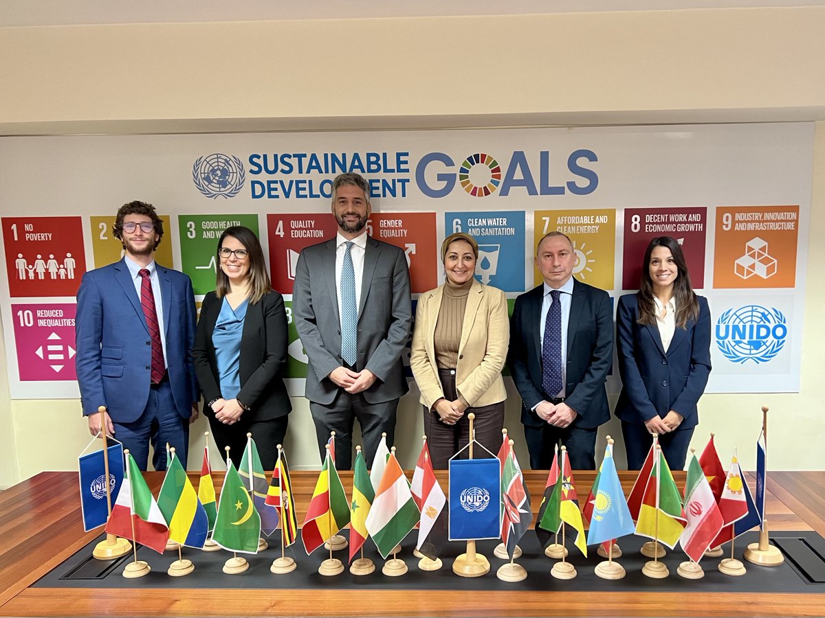 Welcome to Mai El Gendy, General Manager for Promotion &amp; Facilitation Department of the General Authority for Investment &amp; Free Zones (#GAFI) <a href="/GAFI_EGYPT/">GAFIEGYPT</a> of #Egypt!🇪🇬

Kicking off our 2025 #UNIDO Delegate Programme with a roundtable with <a href="/ASSAFRICA/">ASSAFRICA</a> &amp; <a href="/SACEgroup/">SACE</a>.🇮🇹

Stay tuned!🚀