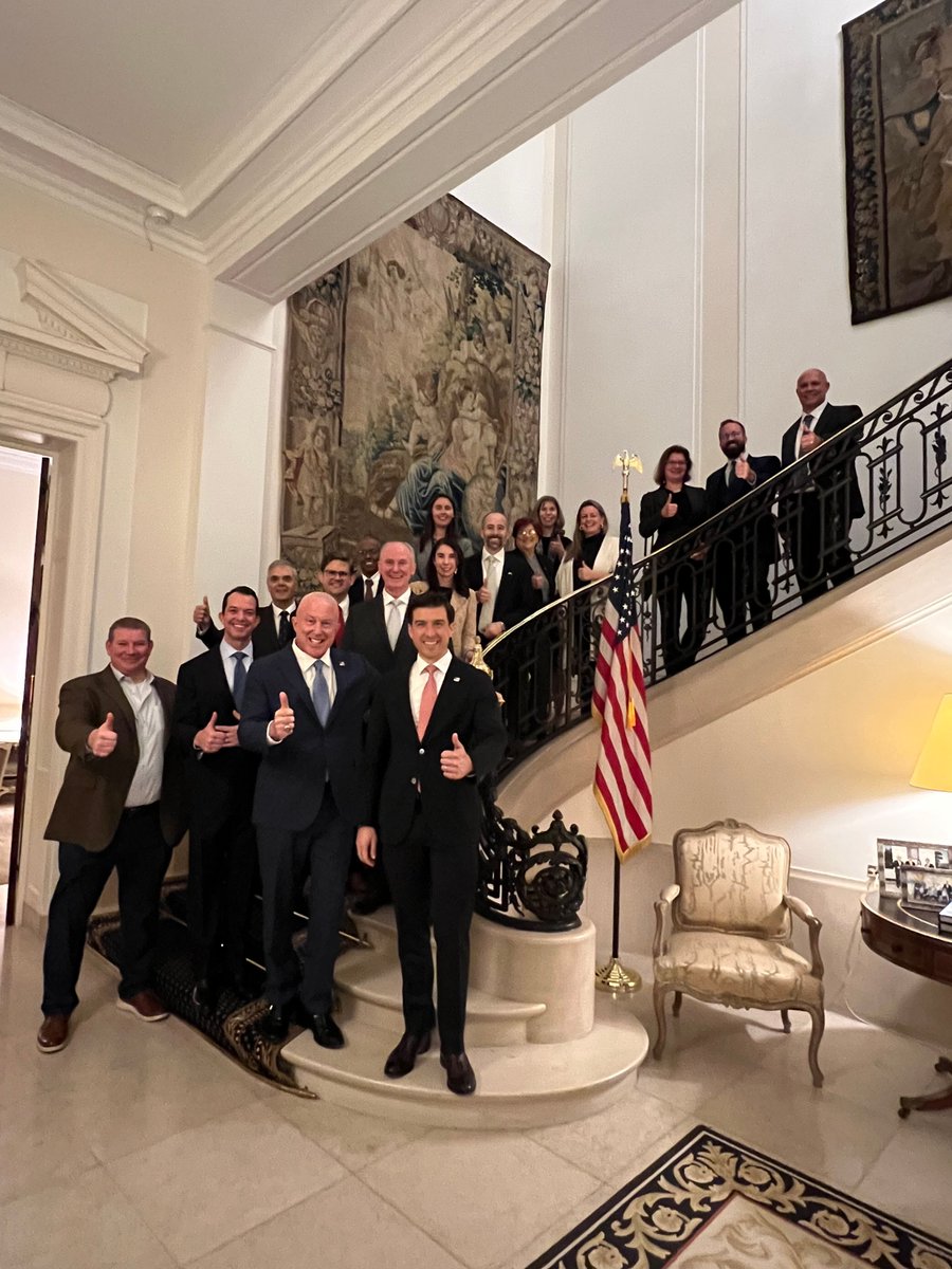 Under Secretary Luke J. Lindberg is leading <a href="/USDA/">Dept. of Agriculture</a> THIRD TRUMP Mission in Brussels. The USA delegation includes 11 #ag cooperators who are working on sales under <a href="/POTUS/">President Donald J. Trump</a> new trade agreement. Last year we had a $23.6B ag trade deficit with the E.U. and it is time for reciprocity!