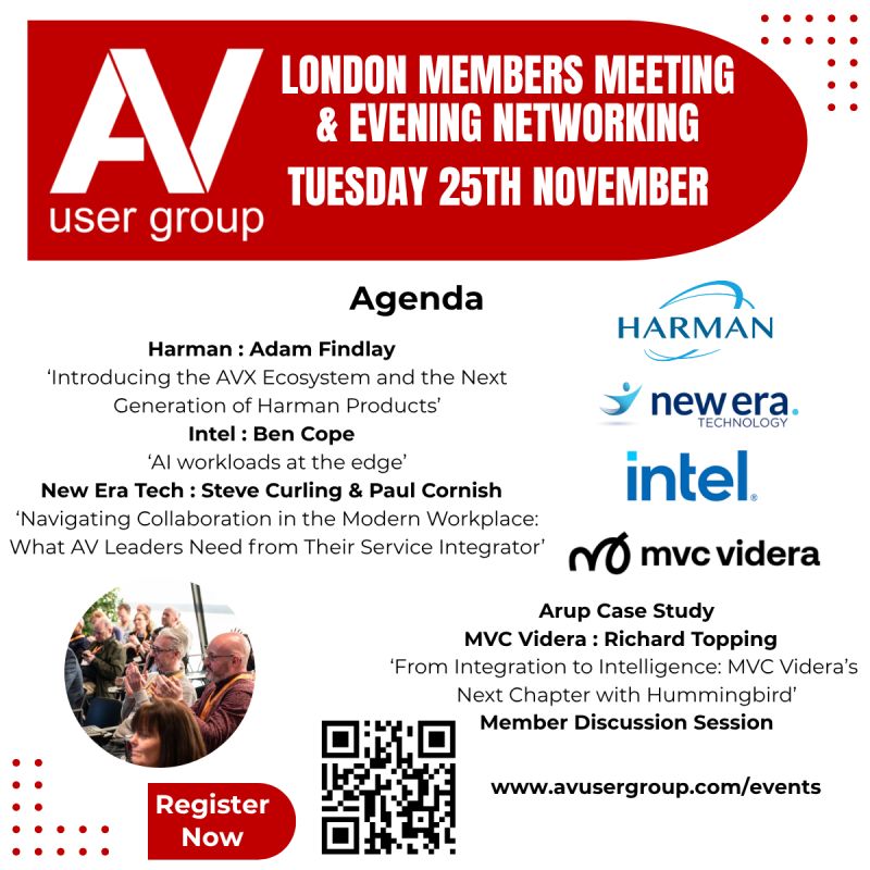 re_sauce_'s tweet photo. Tomorrow I will be up at the AV user Group event in London, so if you’re going and want to meet up, DM me 😊#AVTweeps #AVUG https://t.co/qxAZtwfO82