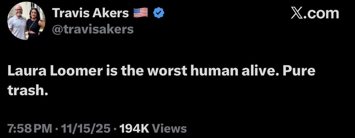 LauraLoomer's tweet image. Totally. 

Real men call women “trash”. 

🤡