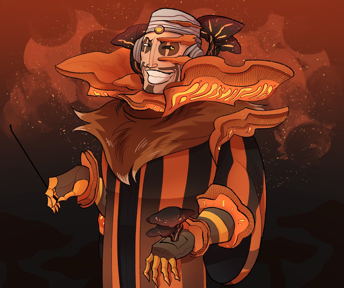 Syzygy Nef Anyo 🍄🍄🍄 I might draw something better with this concept later, but for now...

#WarframeFanart #Warframe #Fanart #Art