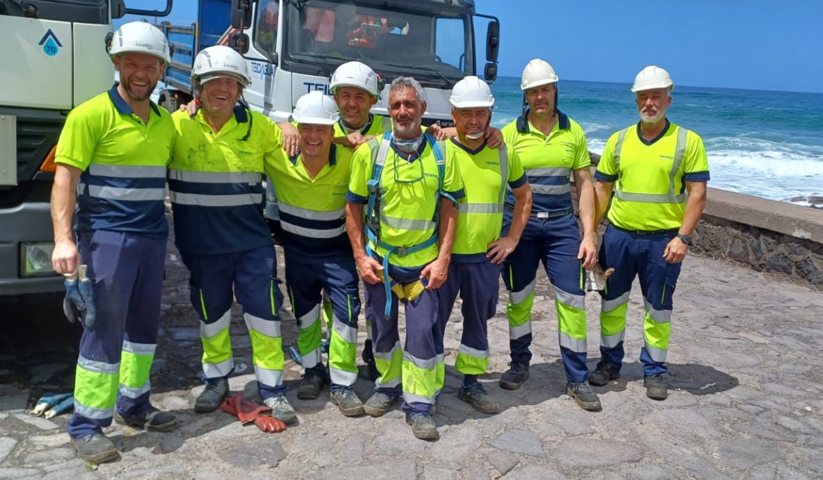 teidagua's tweet image. ¡Nuestros compañeros de saneamiento son Un Gran Equipo! 🧑‍🏭 👌

Además de ser muuuy buena gente 🤗 se encargan cada día de garantizar, en #LaLaguna y #Tacoronte, que el saneamiento sea un #DerechoHumano, tal y como proclamó la @ONU_es en 2013 👉 #ODS6
#DíaMundialDelSaneamiento 🗓️