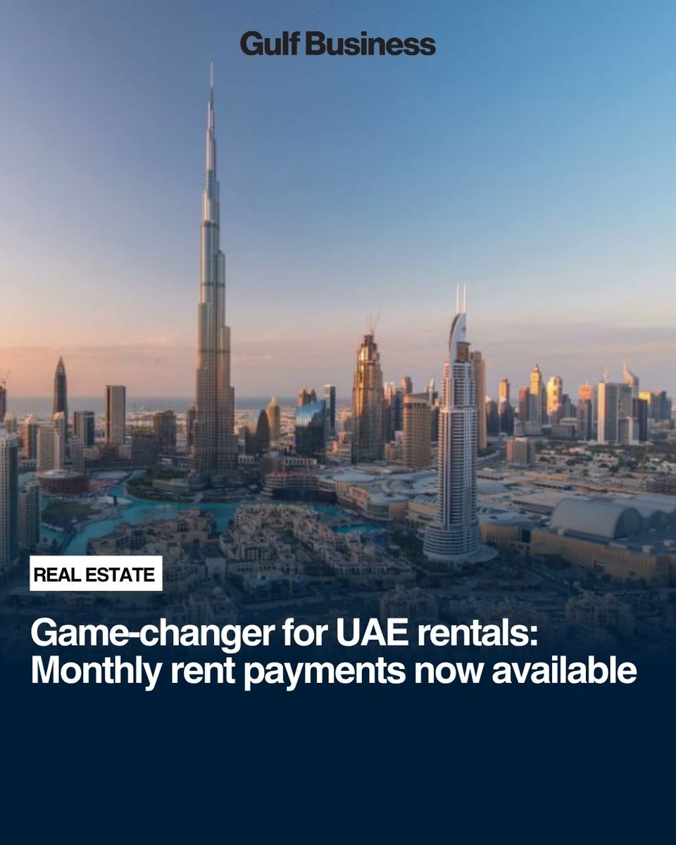 GulfBusiness's tweet image. It’s a shift in the UAE rental market, opening access to homes, reducing financial pressure for thousands of tenants

Story: gulfbusiness.com/uae-rent-updat…

#UAERentals #PropertyFinder #Keyper #RentMonthly #UAERealEstate #RentalMarketUpdate #SmartRenting #PropertyTech #TenantFriendly