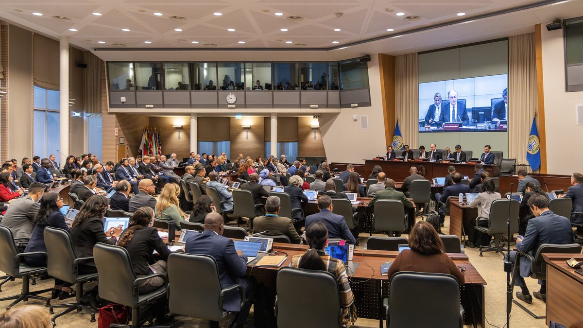 OPCW Director-General Arias delivered an opening address at #AMNA2025, highlighting the value of bringing national authorities together to advance implementation of the Chemical Weapons Convention. More than 230 representatives from across all geographic regions are