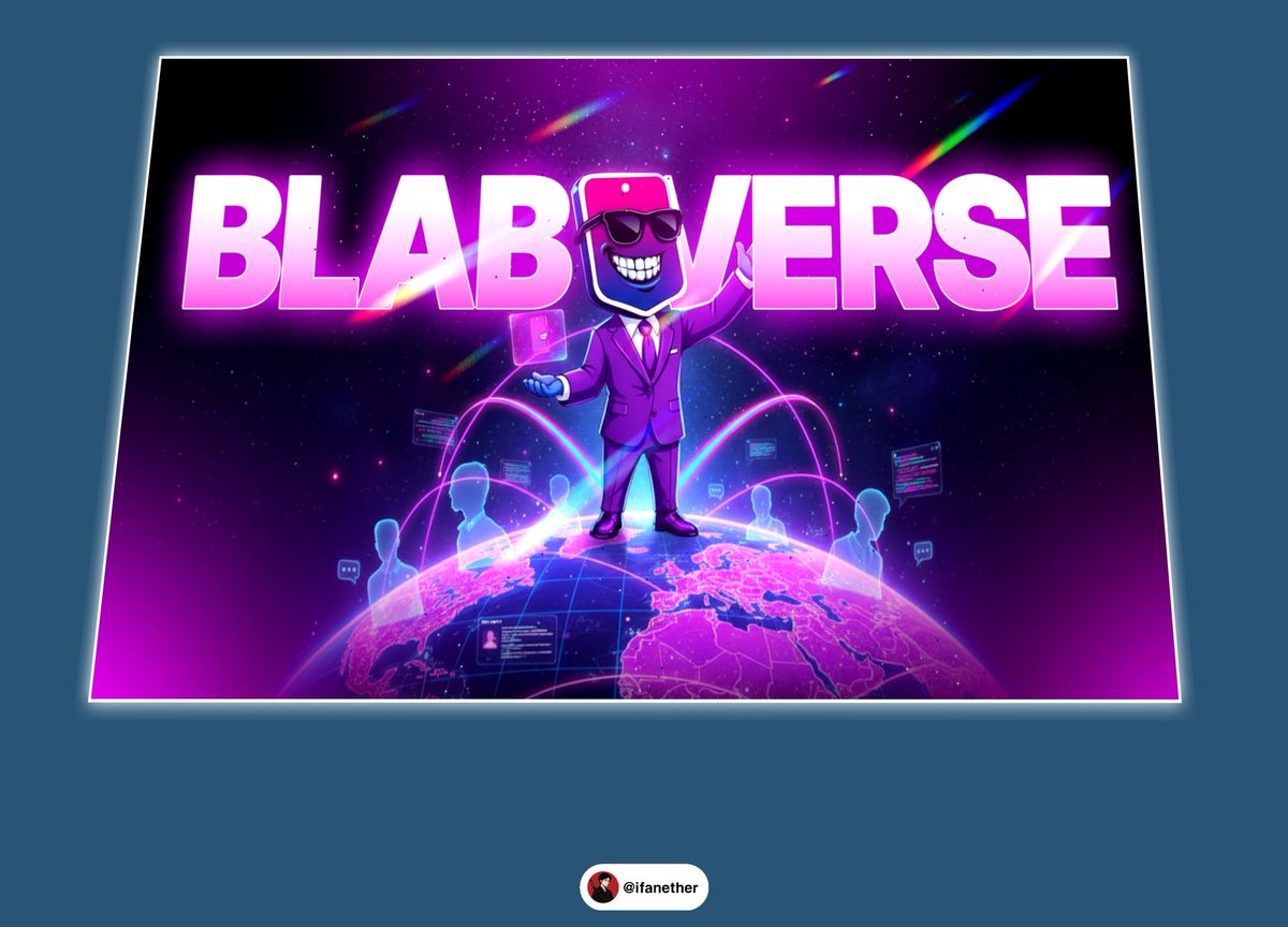 ifanether's tweet image. The official @BlablaProtocol community on X is now open, creating a dedicated space for updates, insights, leaderboards and meaningful conversations shaping the future of InfoFi.

• It is built for creators, builders and Blabbers who want to grow together.

• If you are ready…