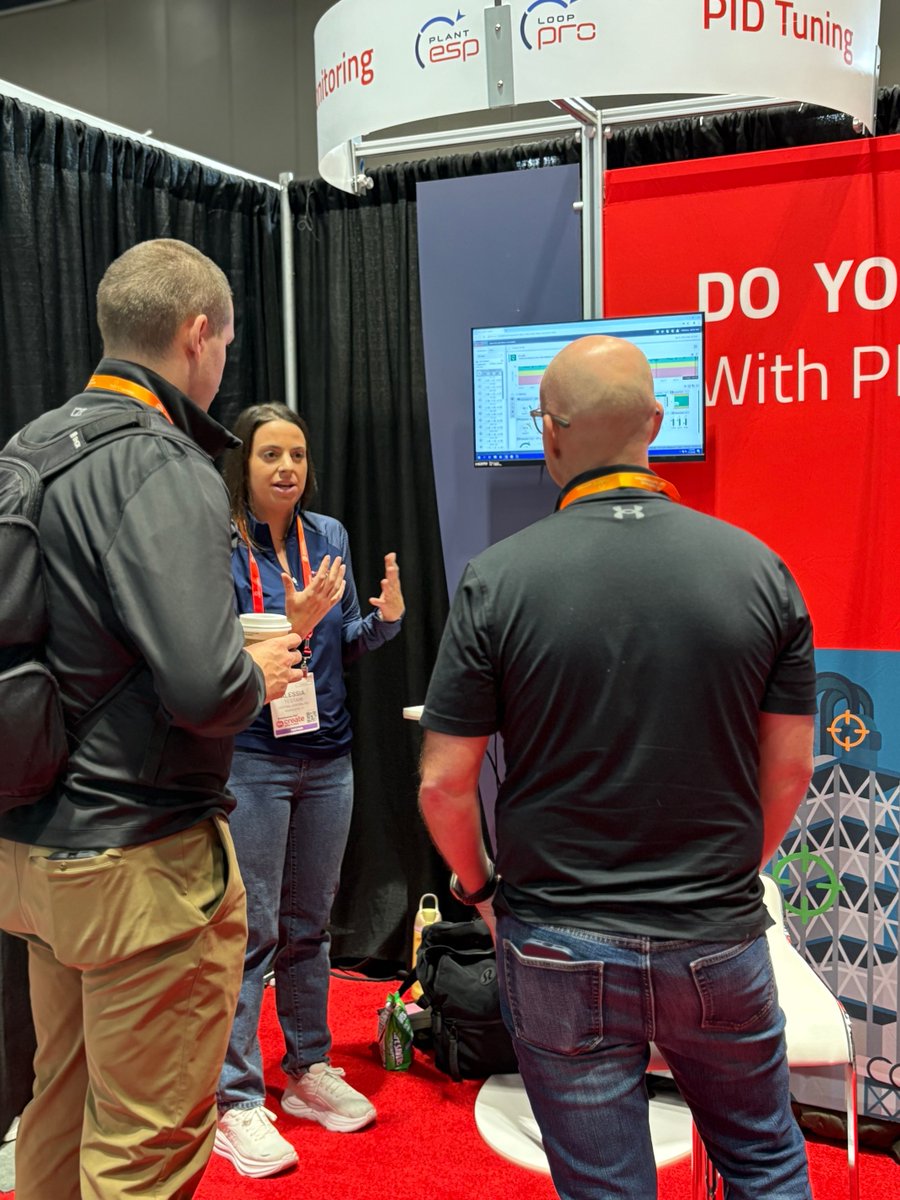 Control_Station's tweet image. Bob Rice delivered a packed session yesterday at #AutomationFair on A Practical Approach for PID Tuning of Interacting Control Loops — full room!
Right after the talk, booth traffic picked up as attendees stopped by to continue the conversation. Visit Control Station at Booth 411