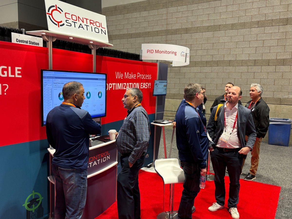 Control_Station's tweet image. Bob Rice delivered a packed session yesterday at #AutomationFair on A Practical Approach for PID Tuning of Interacting Control Loops — full room!
Right after the talk, booth traffic picked up as attendees stopped by to continue the conversation. Visit Control Station at Booth 411