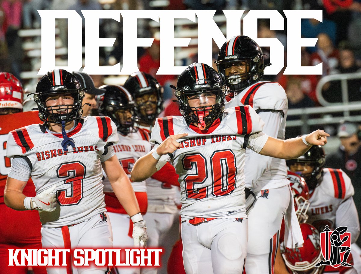 𝐊𝐧𝐢𝐠𝐡𝐭 𝐒𝐩𝐨𝐭𝐥𝐢𝐠𝐡𝐭: The Bishop Luers defense is playing its best football when it matters most. A fast and physical unit, they’ve held opponents to 9.6 points per game with 7 sacks and 5 picks in the postseason.

#LuersSpirit