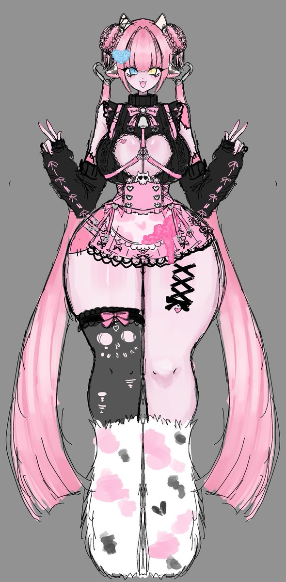 Another sneak peak at a new Moobie design~

So excited to show it finished!!

Design is by my friend AriigaoVT