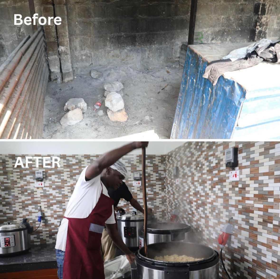 Me trying to explain to people why I disappeared.

These past months we have been working to transition 33 public primary schools in Tanzania to modern cooking kitchens.