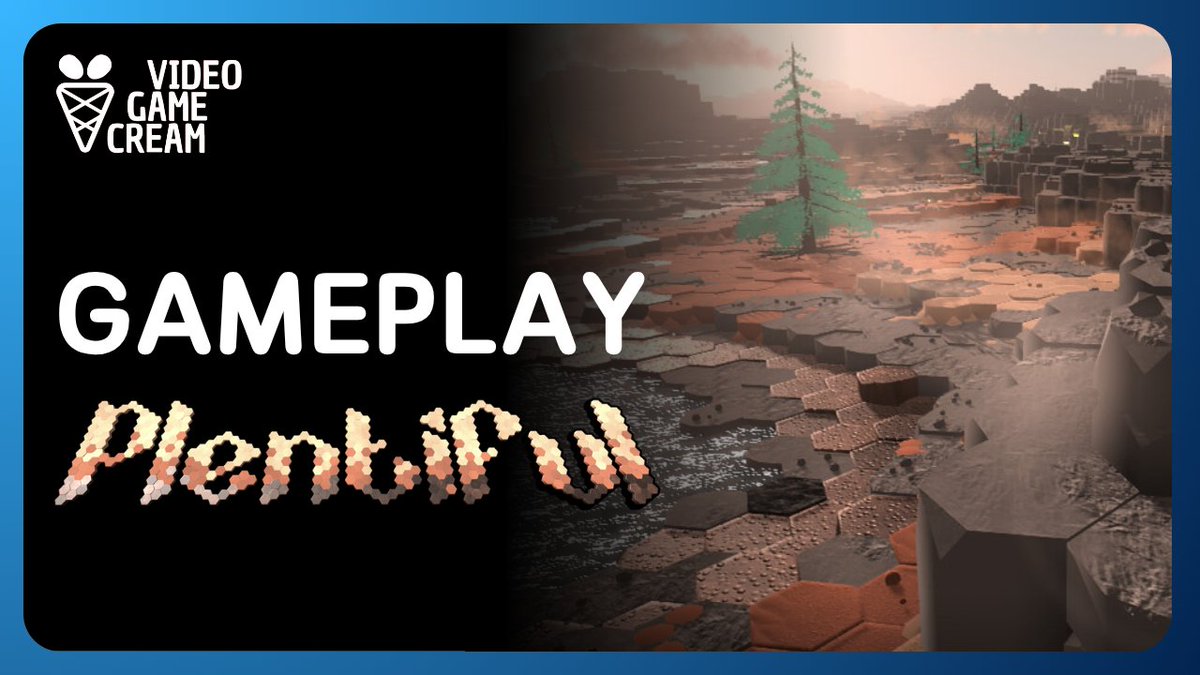 VideoGameCream's tweet image. Stack stones to shape the world. Shape the world to channel water and grow food. Grow food to raise your tribe. Guide your people through natural disasters in this strategic nature sandbox! Check out our gameplay! @PlentifulGame youtu.be/Bsda8MmuPPY