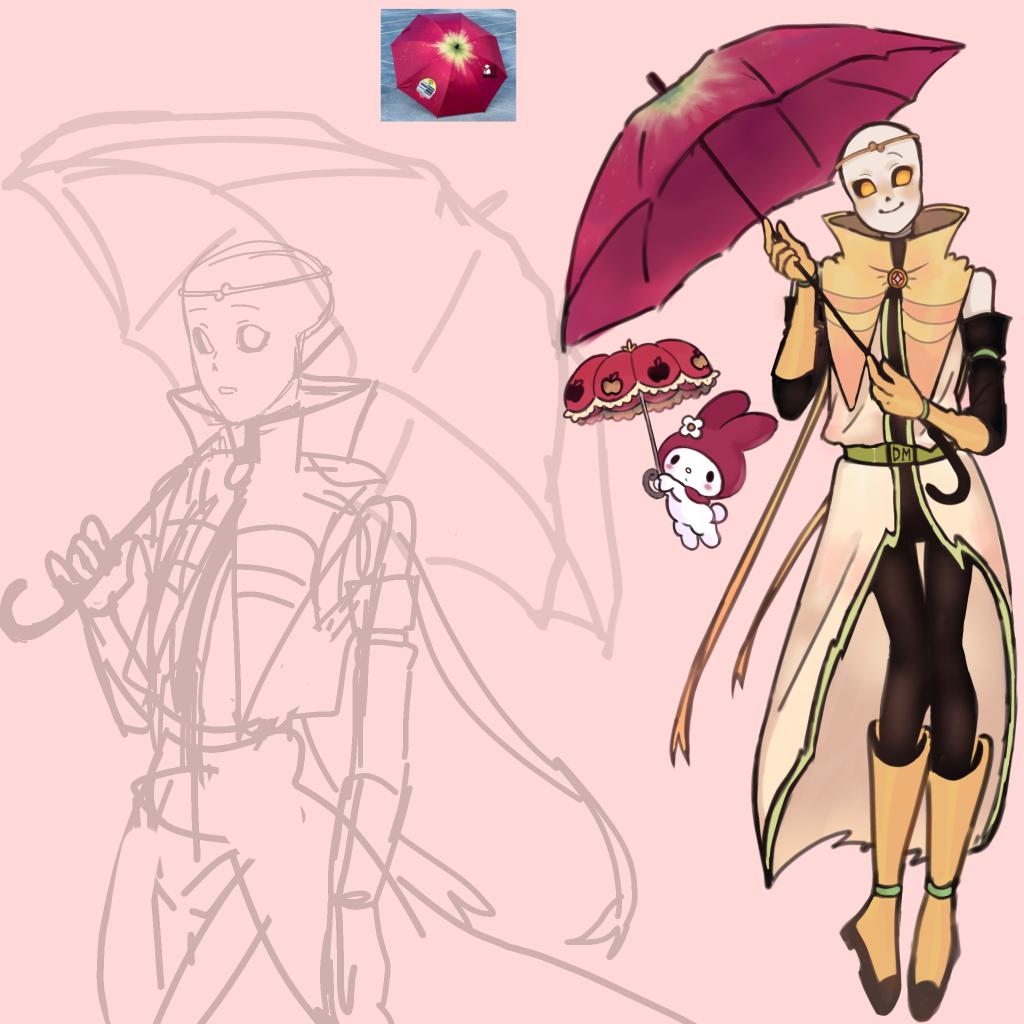 at first, melody was added as a joke, but I decided to really keep her
🍎🌂.｡*･ﾟﾟ
#undertaleAU #dreamsans