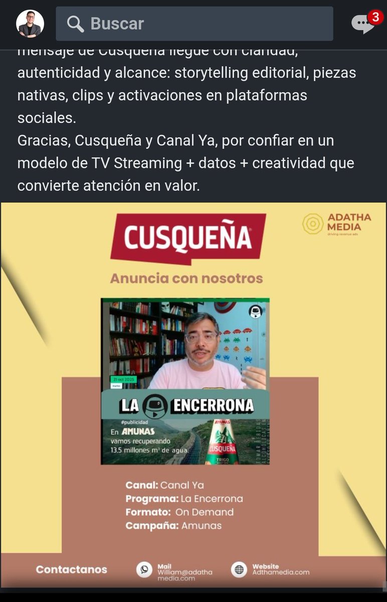 paolobenza's tweet image. Hoy Ocram nos pega (siempre de costado, porque &quot;no piensa en nosotros&quot;) por la franja electoral. Dice que ellos son &quot;libres&quot; gracias &quot;a los Patreons&quot;. Y está bien.

Supongo que Backus, el monopolio de la cerveza, es Patreon. ¿Ese auspicio les impide decir que es un monopolio? No.