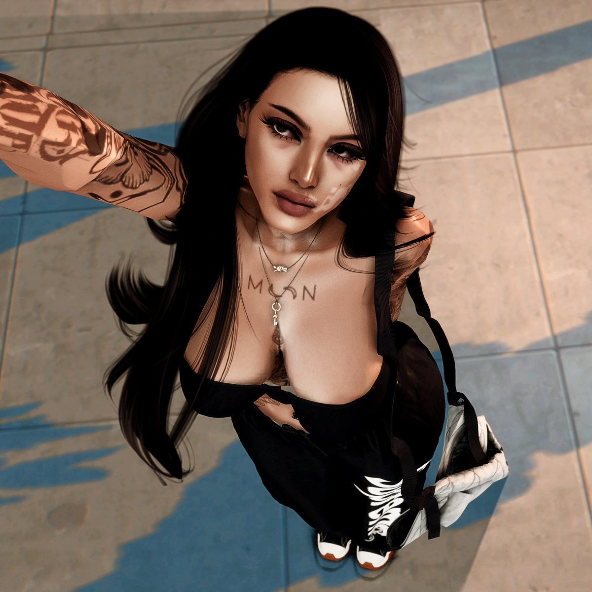 safewRyan's tweet image. Lucy’s couch rearranged my back
Sade got food poisoning 🤢
Nelara won just dance 
#Sleepover 7/10