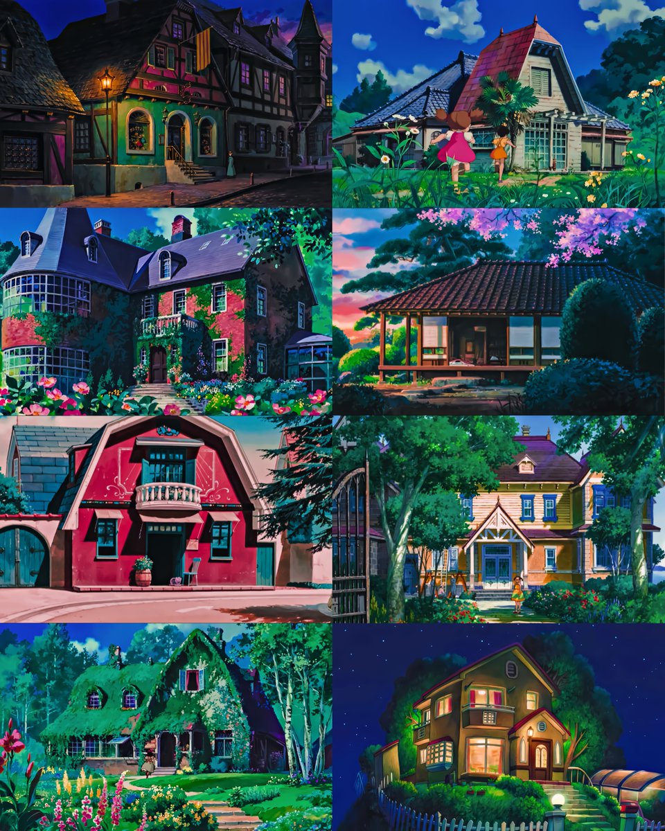 Ghibli houses
