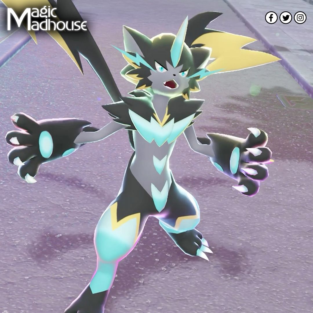magicmadhouse's tweet image. Mega Zeraora from Pokémon Legends: Z-A – Mega Dimension DLC has been REVEALED!