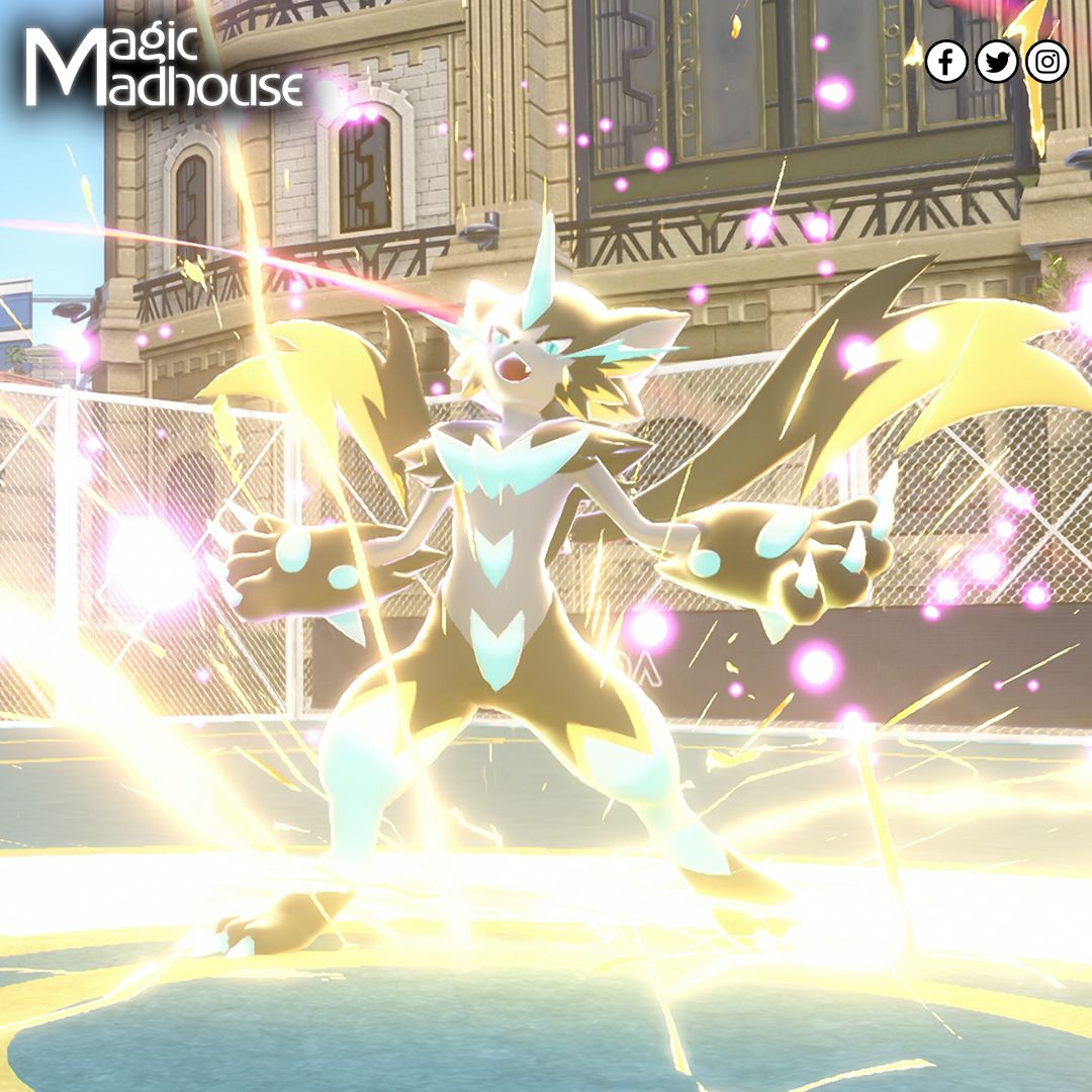 magicmadhouse's tweet image. Mega Zeraora from Pokémon Legends: Z-A – Mega Dimension DLC has been REVEALED!