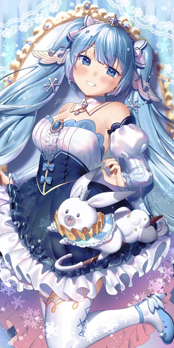 °˖✧プリンセスちゃん✧˖° #初音ミク #雪ミク2019