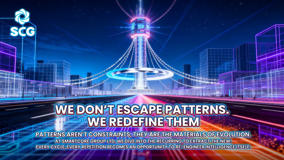 SmartCore_Group's tweet image. 🌐 At SCG, we live in the loop to design the breakthrough.
📈 AI is evolving from recognizing patterns to redefining them.
💱 In finance, we rewrite the rules, not just track them.
💎 Progress isn’t in avoidance. It’s in redefinition.

#SmartCoreGroup #PatternRedefinition #SCG