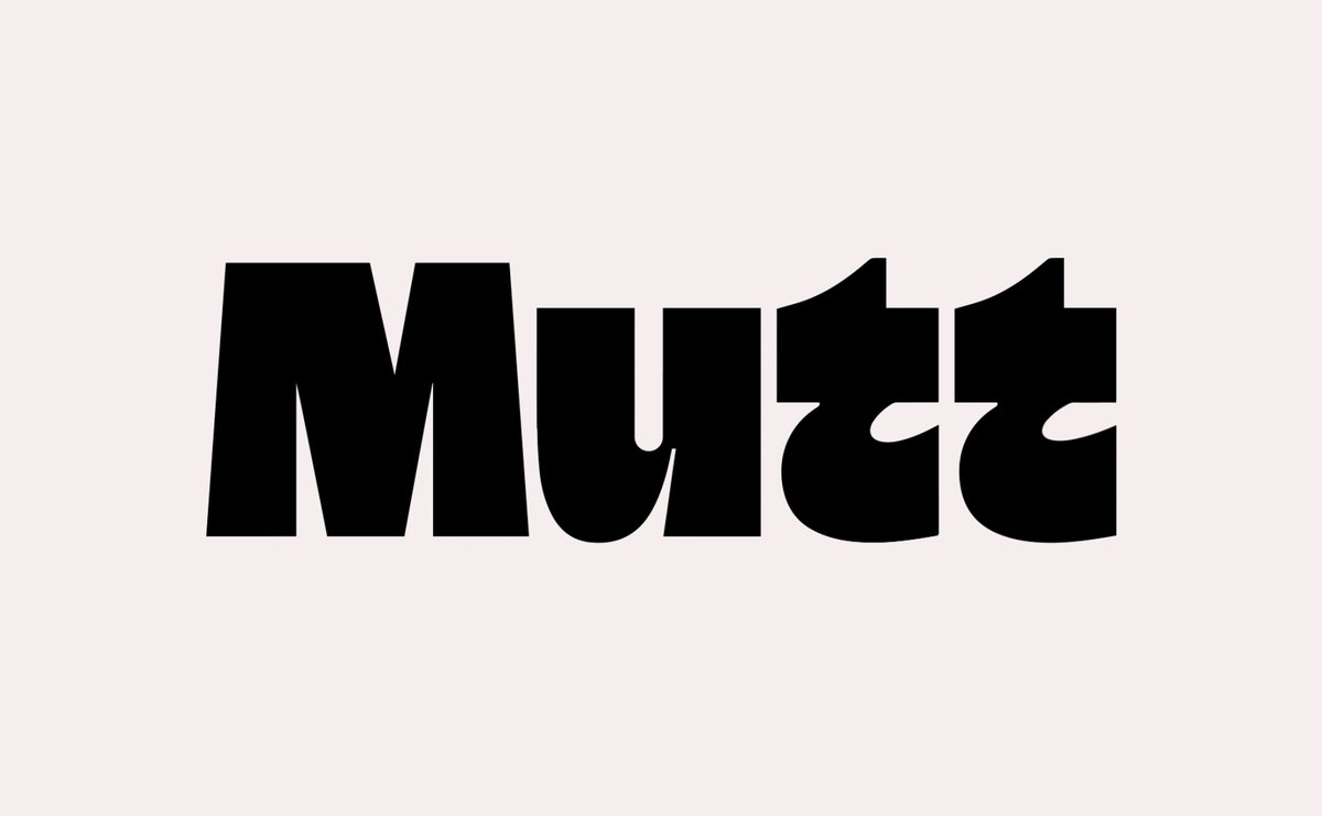 brandarchivexyz's tweet image. Mutt by Brands&amp;amp;People, 2025
Now on Brand Archive: brandarchive.xyz

#logos #branding #packaging #design #brandarchive