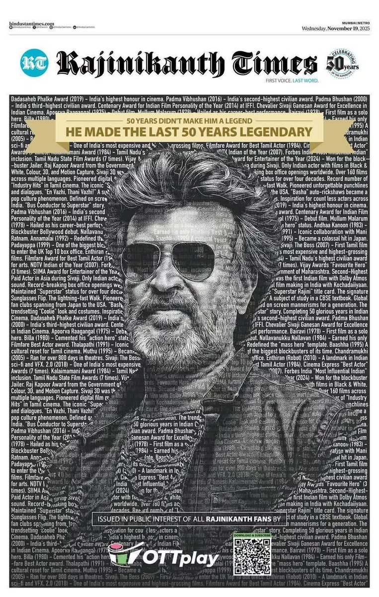 thalaivaroff's tweet photo. அவர பாத்து நடிக்க வந்துருப்பானுங்க...
அவர மாரியே நடிச்சுருப்பானுங்க....

அவரு collect பண்ணத பண்ணிருக்கவே மாட்டானுங்க...

ஆனா அவர மிந்திட்டேன் ன்னு பேசிட்டு இருப்பானுங்க....

ஆனா இது ரஜினிகாந்த் டைம்ஸ்...

Forever
#SuperstarRajinikanth https://t.co/7WLdu0J0RS