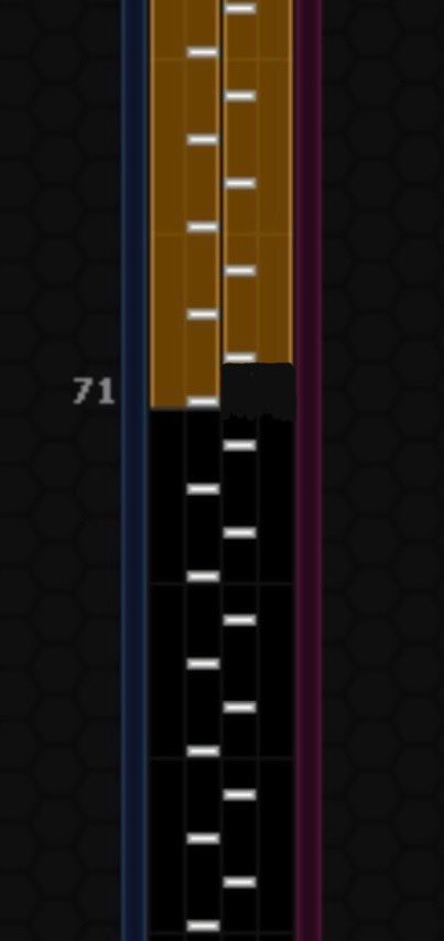 A_I_Ri_Su_'s tweet image. 5,6. 롱잡트릴 - 최대한 손의 동선을 작게 가져가기, fx는 편한 버튼에 맞게 맞춰서 눌러준다는 느낌.
7,8. 트릴 직전의 bt-3를 반드시 오른손으로 쳐서 트릴에 대비 할수 있도록