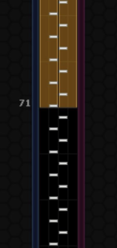 A_I_Ri_Su_'s tweet image. 5,6. 롱잡트릴 - 최대한 손의 동선을 작게 가져가기, fx는 편한 버튼에 맞게 맞춰서 눌러준다는 느낌.
7,8. 트릴 직전의 bt-3를 반드시 오른손으로 쳐서 트릴에 대비 할수 있도록