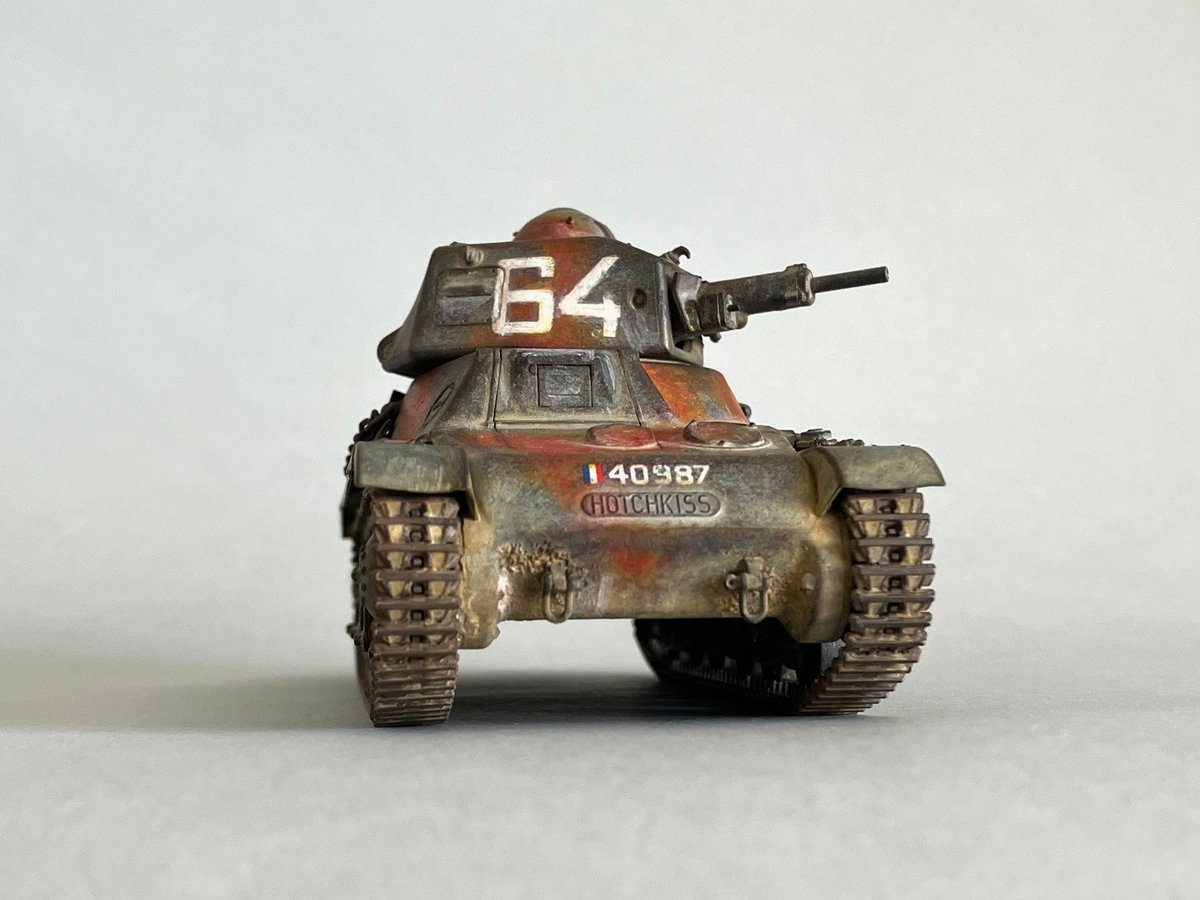 nekomanmaok's tweet photo. H39くん画像その4
#戦車模型 #scalemodels #模型戦車道 #プラモデル #H39 #TAMIYA https://t.co/3YvkHqk2Mm