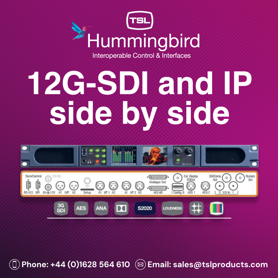 12G-SDI and IP side by side Modern facilities still rely on embedded SDI audio while moving toward ST 2110 and AES67. With 12G-SDI support in the PAM-IP range, you can monitor UHD, HD and IP sources together – with trusted precision and clarity and no additional licensing costs.
