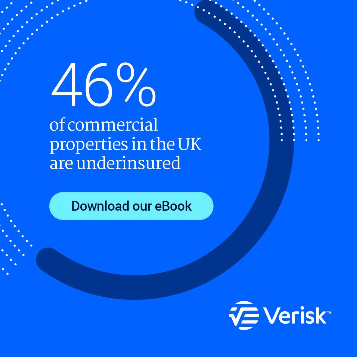 Verisk's tweet image. 📊 46% of UK commercial properties are underinsured. 

Behind that number: surging rebuild costs, new regulations, and widening protection gaps. Get the insight every underwriter needs right now: vrsk.co/43CaWux

#Underwriting #CommercialProperty #Risk #Insurance