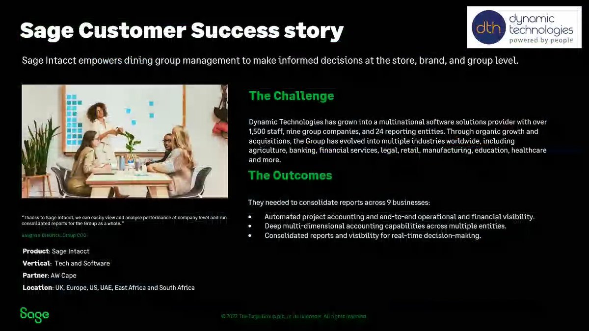 WaldeckCAnn's tweet image. Another insightful @SageGroupZA Intacct Coffee Break session done &amp;amp; dusted! 

We explored how finance teams are saving time, improving accuracy, and gaining real-time insights with #SageIntacct. 

Register for the next demo: ow.ly/oa6L50X0Isn

#Sage #Chiief #ChiiefEvents