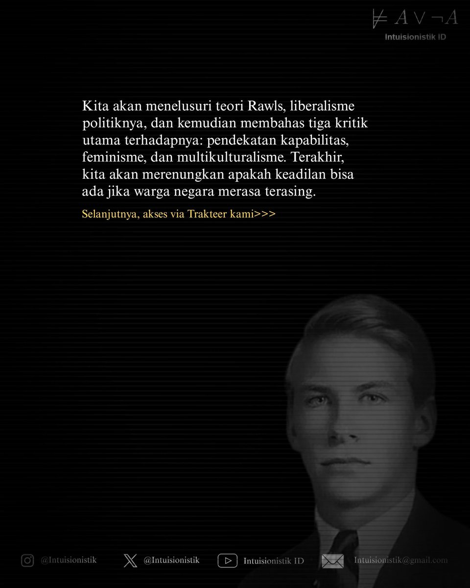 intuisionistik's tweet image. Adil itu bagaiamana sih??

#philosophy #philosophers #logic