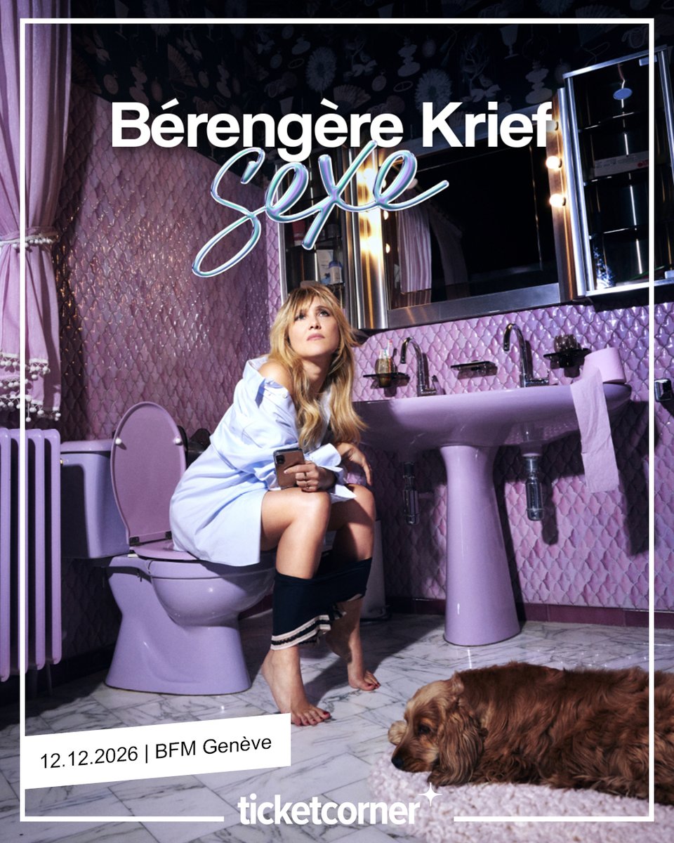 ticketcorner_R's tweet image. 🎬 Bref, on parle sexe avec humour!
Avec sensibilité et audace, #BérengèreKrief secoue les idées reçues sur l&apos;intimité et présentera son spectacle en décembre 2026 à Genève.
Infos et 🎫: brnw.ch/21wXCDA ⬅️ #Ticketcorner