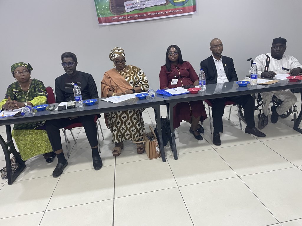 vepinecfct's tweet image. Ongoing Implementation meeting  for voter enlightenment activist and strategies towards the FCT Area Council, Election