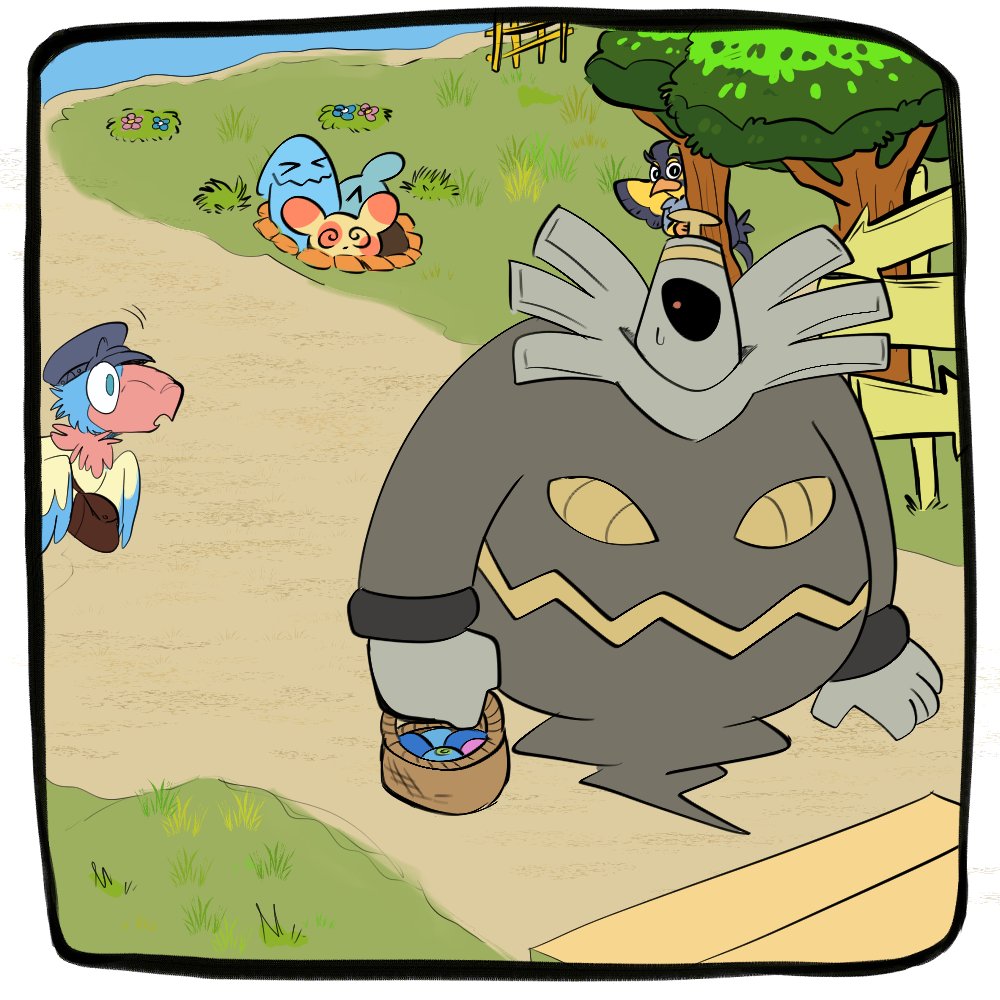 chubledoobles's tweet image. What? We were all thinking it right? #pmd2 #teambestfriends #phanpy #dusknoir