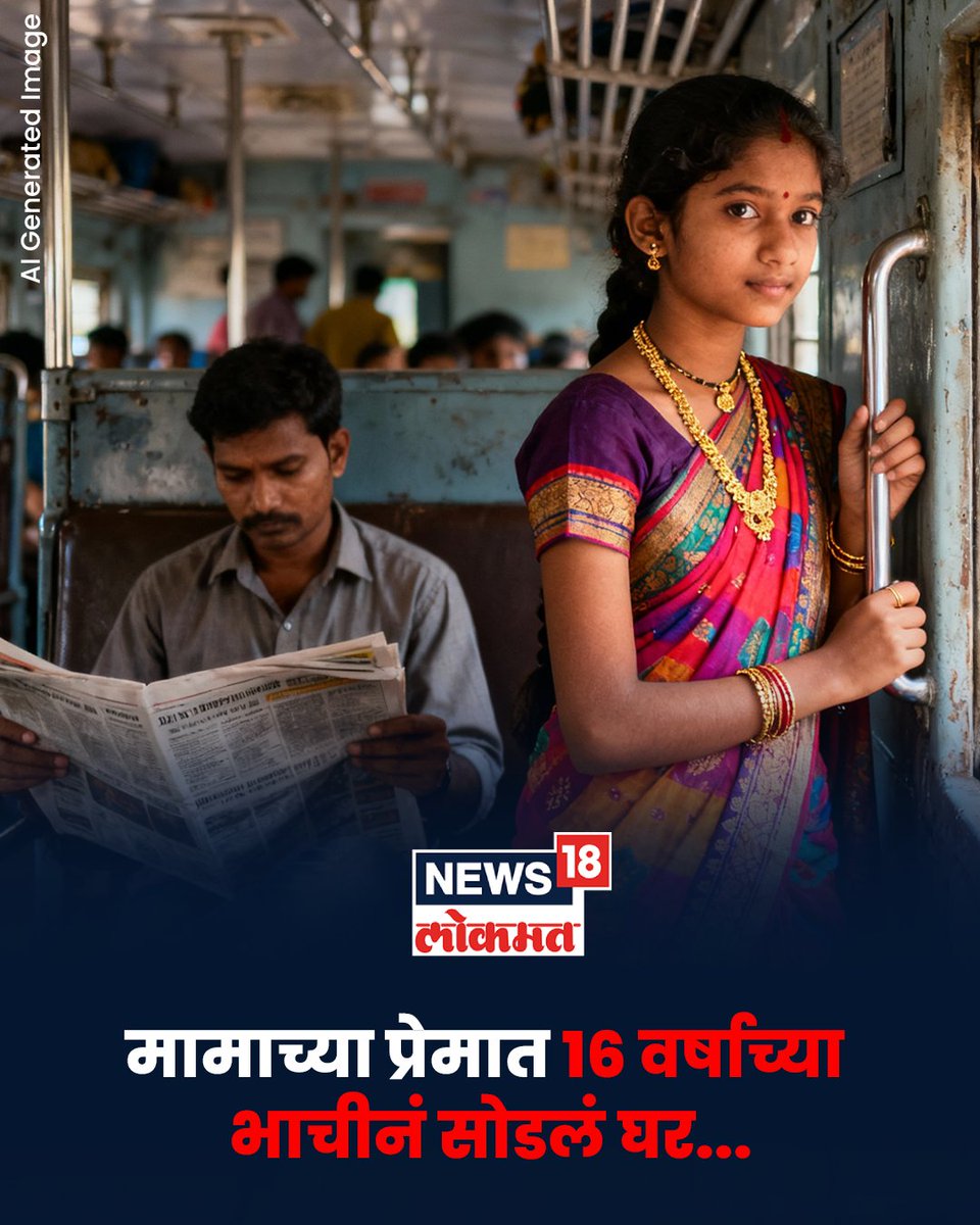 News18_marathi's tweet image. मामा भाचीच्या नात्याला काळिमा फासणारी धक्कादायक घटना समोर!

वाचा सविस्तर
news18marathi.com/mumbai/mumbai-…

#mumbai #localtrain #nalasopara
