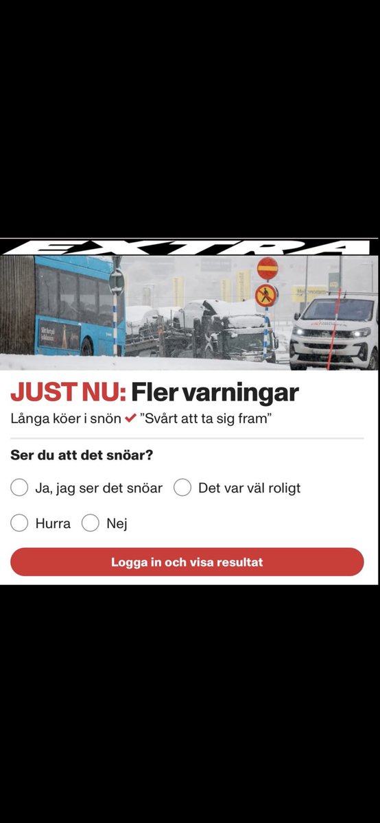 Bättre enkät än denna kommer ni aldrig någonsin stöta på.
Frågan är briljant.