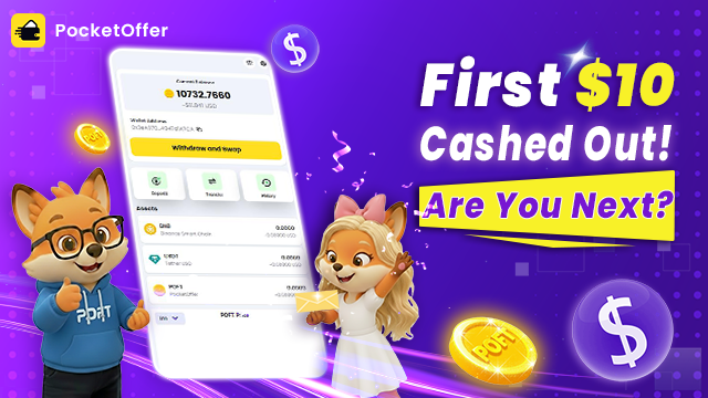 pocketofferearn's tweet photo. 🌈GOOD NEWS!!!🌈

🎉Congratulations! 😎 A player has officially reached 10,000 POFT and successfully cashed out their first $10 on PocketOffer!🎉

🔥This is just the beginning — play games, complete tasks, and cash out instantly with no TGE waiting.

🚀 Let’s go, Foxers! Who’s next?

🔔 Subscribe to the PocketOffer channel and stay instantly informed on every new update. 🚀

Homepage: https://t.co/qZkHUUH1Uj
Gaming hub: https://t.co/enGtpLAt8Q
Discord: https://t.co/xO6mC4dUNQ
Support: https://t.co/8TA891FQHO
TG: https://t.co/mGPAAnDQWy
Bot: https://t.co/enGtpLAt8Q