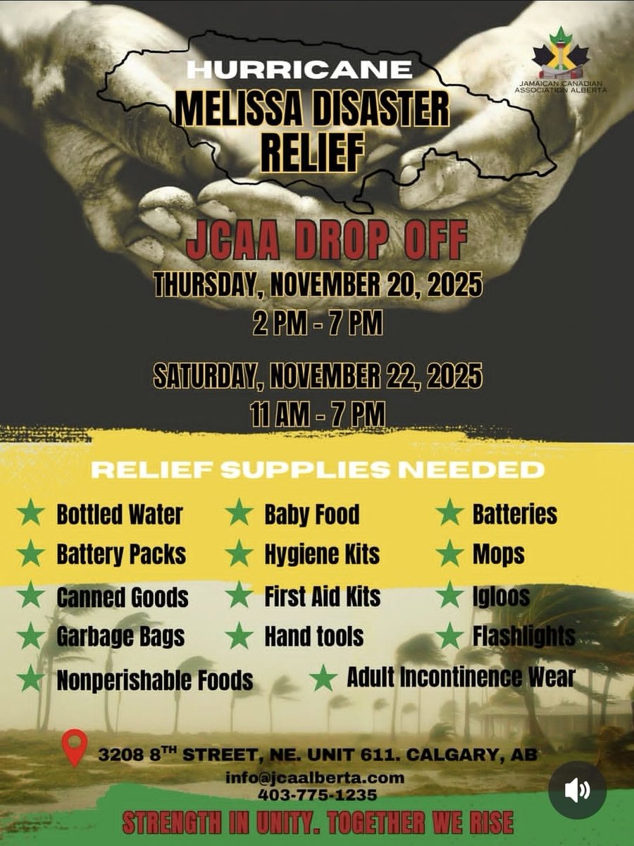 jcaalberta's tweet photo. The JCAA Donation Collection Center opens on Thursday November 20 and Saturday, November 22 between 11:00 AM and 7:00 PM. Please note items on flyer. For the detailed list of approved items, visit https://t.co/fZolWoAnyH . Click https://t.co/dVAd5ZNgPH to volunteer. https://t.co/HWOZGNaF75